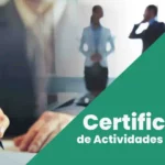 Certificado de Actividades Validez