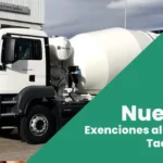 Nuevas Exenciones al Uso del Tacógrafo