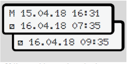 registro de actividad en tacógrafo digital